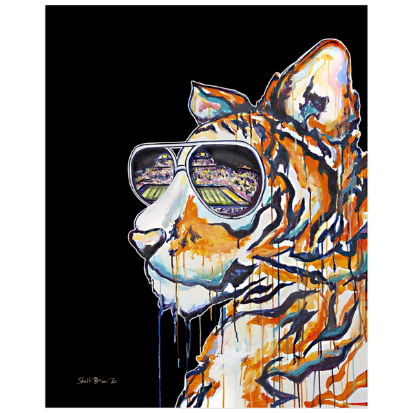 Nighttime in Death Valley Rony' 16x20 Print | Black – Rony the Tiger